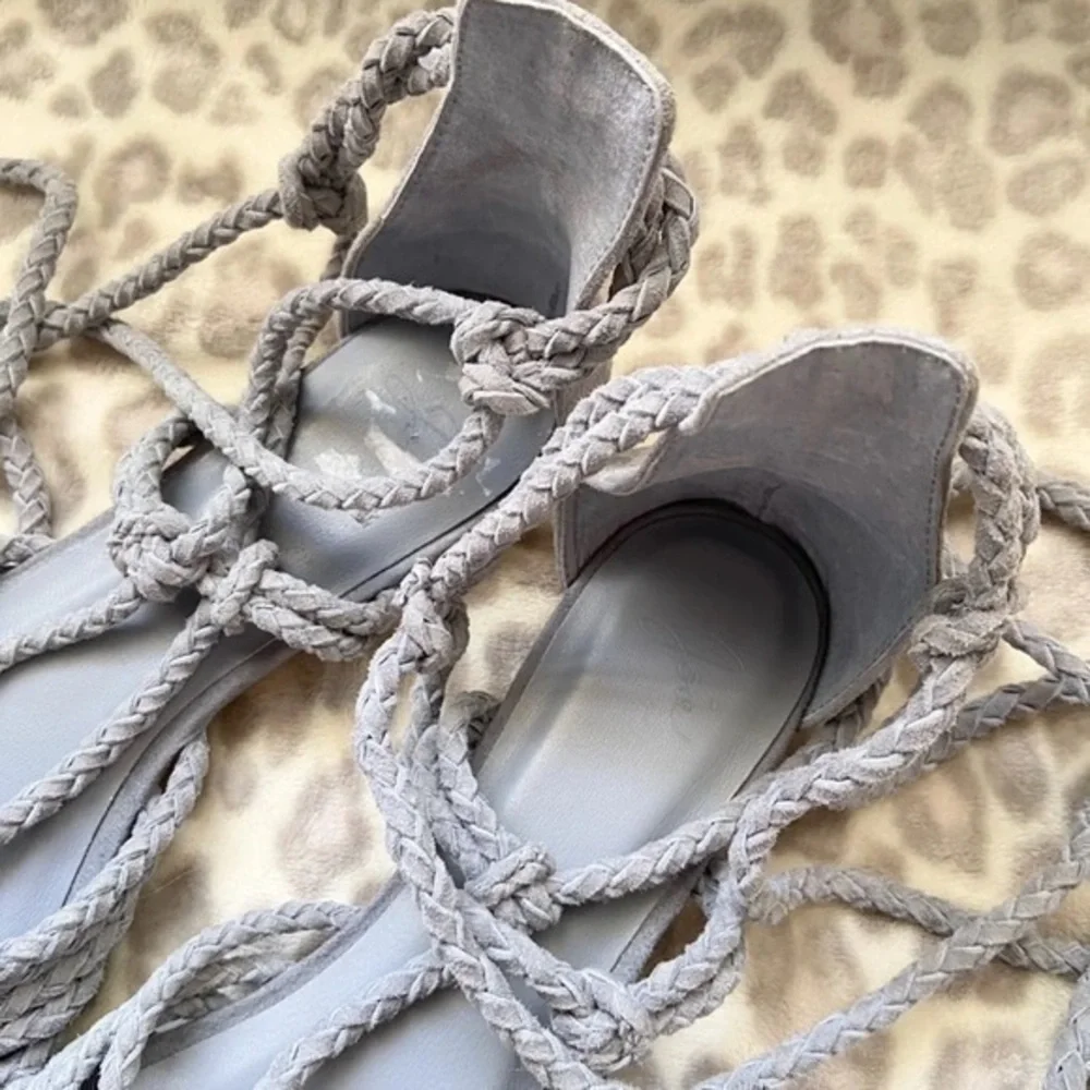 NEW Joie‎ Falk Skylark Boho Ankle Wrap Sandals